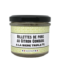 Rillettes de porc au citron combava et à la PVL Triple - La Cerise sur l'Apéro