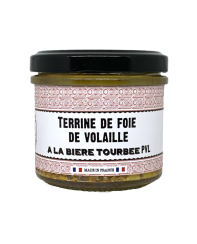 Terrine de foie de volaille et à la PVL Tourbée - La Cerise sur l'Apéro