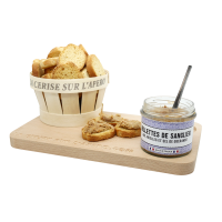 Rillettes de sanglier aux airelles et sel de Guérande - La Cerise sur l'Apéro