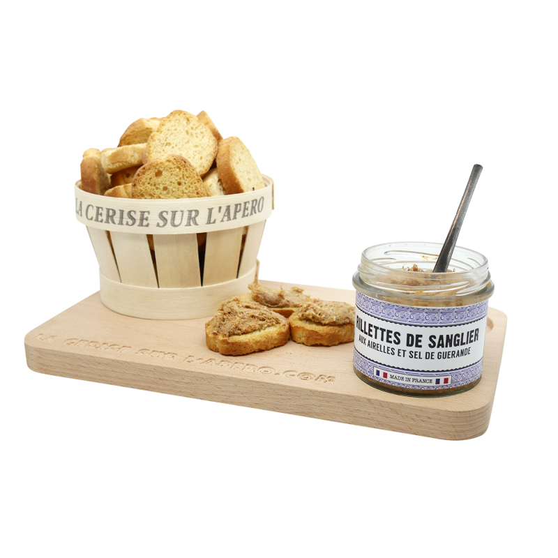 Rillettes de sanglier aux airelles et sel de Guérande - La Cerise sur l'Apéro Rillettes de sanglier aux airelles et sel de Guérande - La Cerise sur l'Apéro