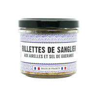 Rillettes de sanglier aux airelles et sel de Guérande - La Cerise sur l'Apéro