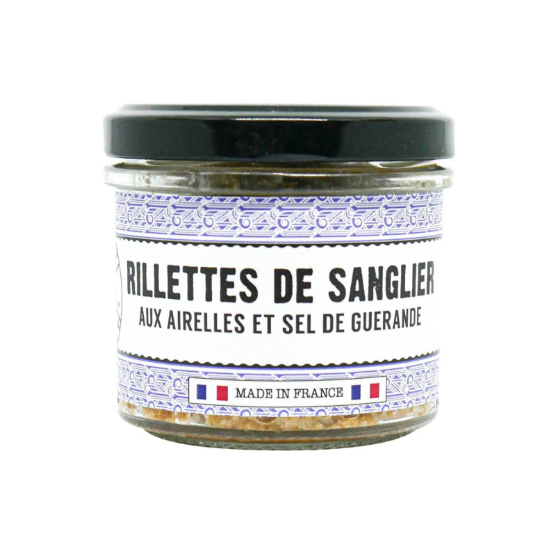 Rillettes de sanglier aux airelles et sel de Guérande - La Cerise sur l'Apéro Rillettes de sanglier aux airelles et sel de Guérande - La Cerise sur l'Apéro