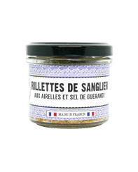Rillettes de sanglier aux airelles et sel de Guérande - La Cerise sur l'Apéro