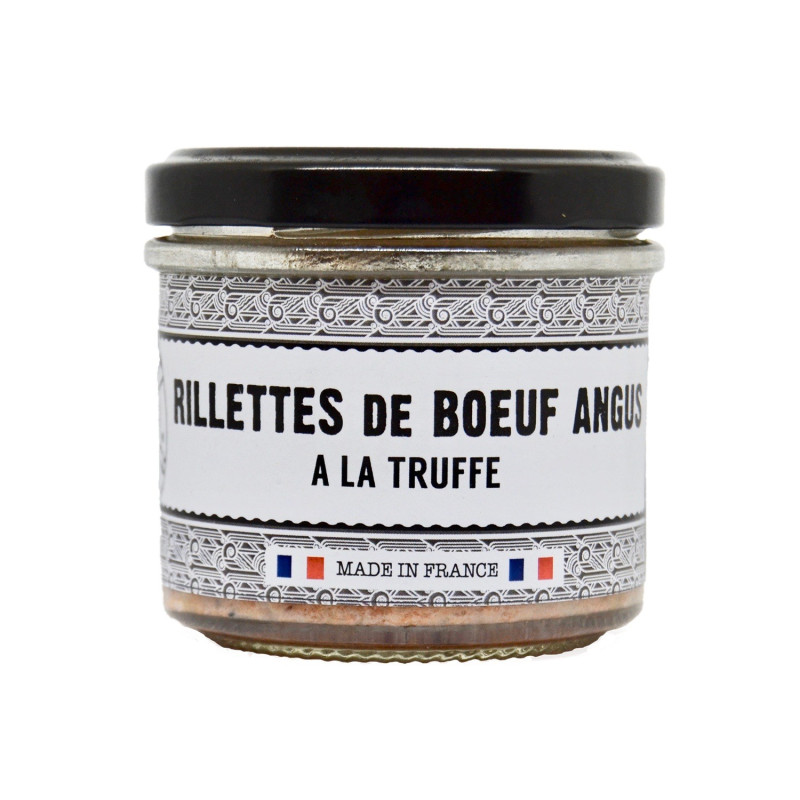 Rillettes de bœuf Angus à la truffe - La Cerise sur l'Apéro Rillettes de bœuf Angus à la truffe - La Cerise sur l'Apéro