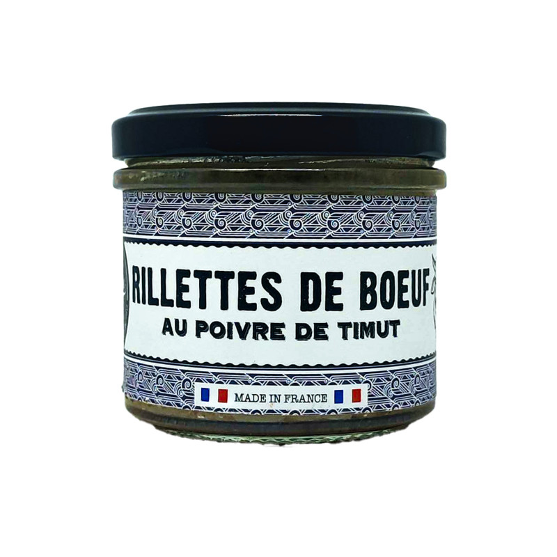 Rillettes de boeuf au poivre de Timut - La Cerise sur l'Apéro Rillettes de boeuf au poivre de Timut - La Cerise sur l'Apéro