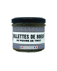 Rillettes de boeuf au poivre de Timut - La Cerise sur l'Apéro
