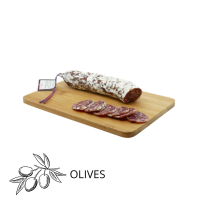 Saucisson fait en Auvergne aux Olives - pour les professionnels - La Cerise sur l'Apéro