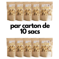 Fruits déshydratés - Pommes 200 gr - Lot de 10 sachets - La Cerise sur l'Apéro