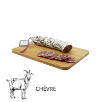 Saucisson fait en Auvergne au fromage de Chèvre - La Cerise sur l'Apéro
