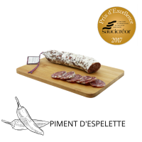 Saucisson fait en Auvergne au Piment d'espelette | Saucissons faits...