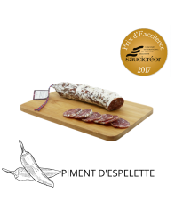 Saucisson fait en Auvergne au Piment d'espelette | Saucissons faits...